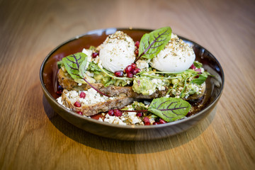 poached egg breakfast