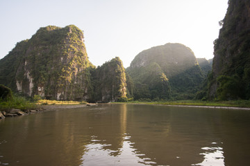 Karst formations in Ninh Binh Vietnam