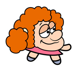 Cartoon Dwarf Lady