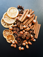 Christmas aromatic spices