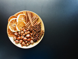 Christmas aromatic spices