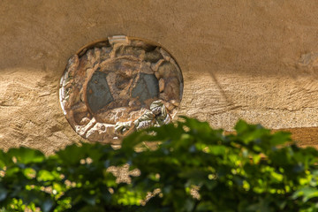 Facade of the city of Aix-en-Provence, in the south of France