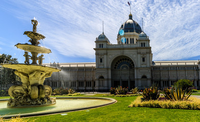 Australia - Melbourne City 2017. Travel photo of Melbourne. The Royal Exhibition Building, a UNESCO...
