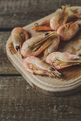 shrimps - boiled and frozen 