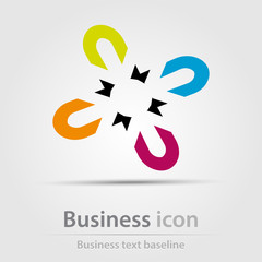 Originally created business icon