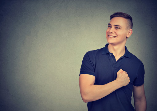 confident man determined for a change
