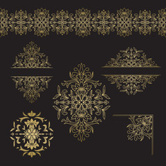 Seamless ornament set