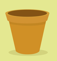 plant pot Vector clip-art