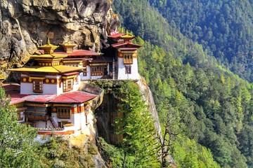 Taktshang Goemba or Tiger's nest monastery, Paro, Bhutan.