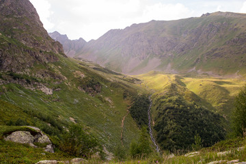 Naklejka premium Mountains of the Caucasus