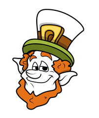 Smiling Leprechaun Face
