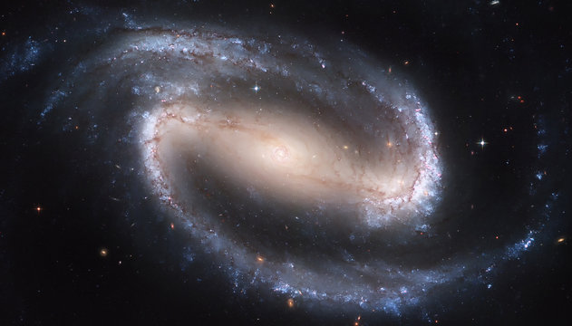 Distand galaxy. Elements of this image furnished by NASA.