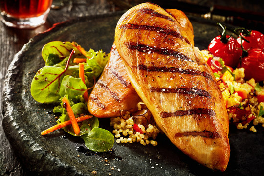 Grilled Chicken Breast With Couscous