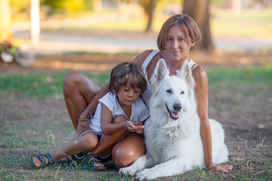 Famiglia al parco