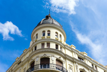 Traditional antique city building in valencia, Spain