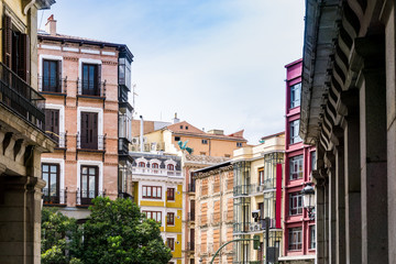 Naklejka premium Traditional antique city building in valencia, Spain