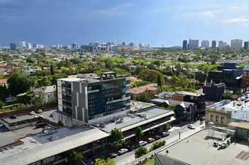 View of Melbourne, Australia, View of town Melbourne   in  Australia