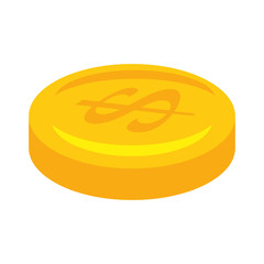 coin money isolated icon
