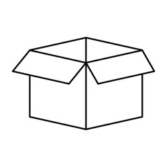 box carton isolated icon