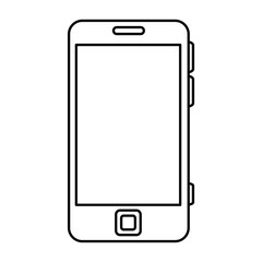 smartphone device isolated icon