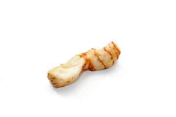 Galangal isolated on white background