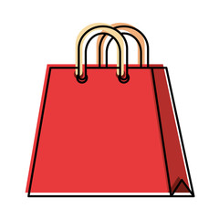 shopping bag isolated icon