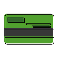 credit card isolated icon