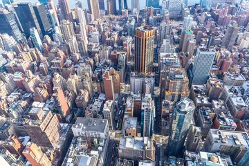 Cercles muraux construction de la ville New York City Skyline