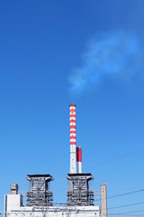 Power plant chimney