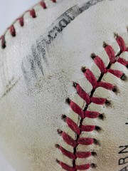 Baseball isoliert