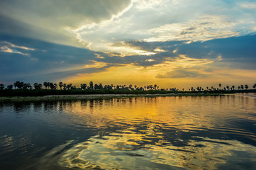 Sunset, Rufiji River, Tanzania, Africa