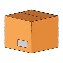 box carton isolated icon
