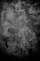 Dreckiger dunkler grunge Hintergrund schwarz grau