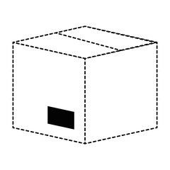 box carton isolated icon
