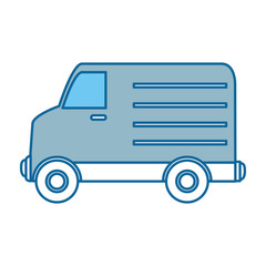 delivery truck isolated icon