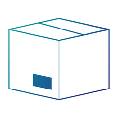 box carton isolated icon