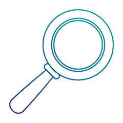 magnifying glass isolated icon