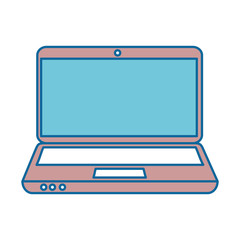 laptop computer isolated icon