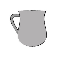 coffee cup icon over white background vector illustration