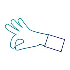 Obraz premium human hand catching icon