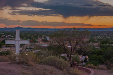 Fototapeta premium Santa Fe Sunset