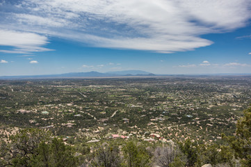 Obraz premium Widok na Santa Fe