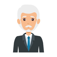 elegant businessman avatar character