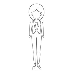 beautiful businesswoman avatar character