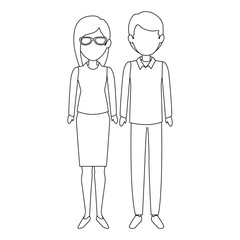 couple of business people