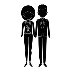 couple of business people