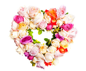 Heart of roses