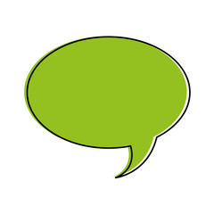 speech bubble isolated icon