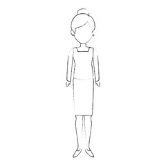 beautiful businesswoman avatar character