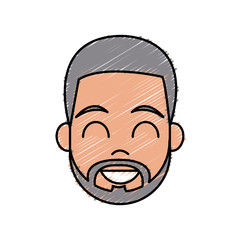 Young man cartoon icon vector illustration graphic design